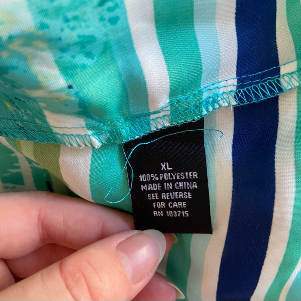 Zac & Rachel Satin Sleeveless Blouse - Picture 6 of 6